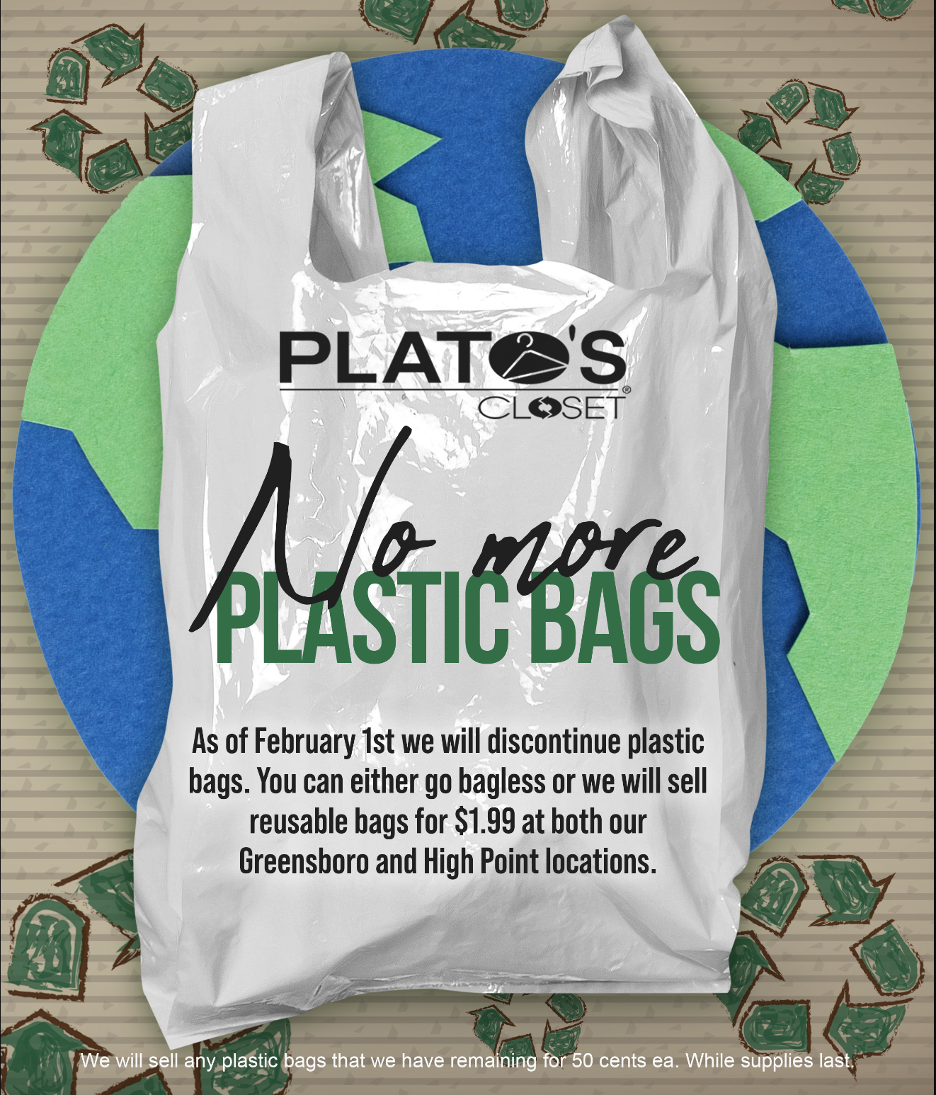 No More Plastic Bags